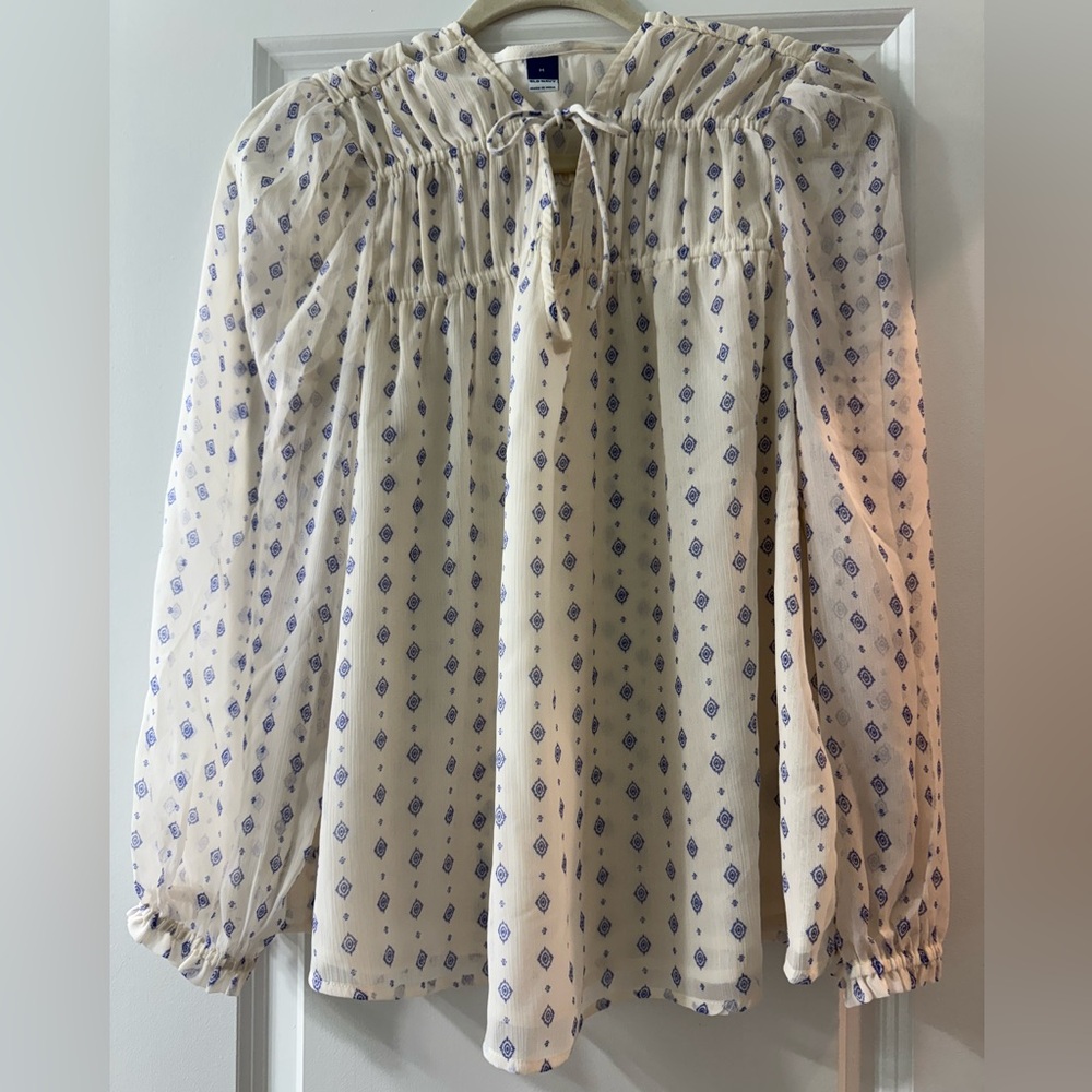 OLD NAVY SHEER BLOUSE